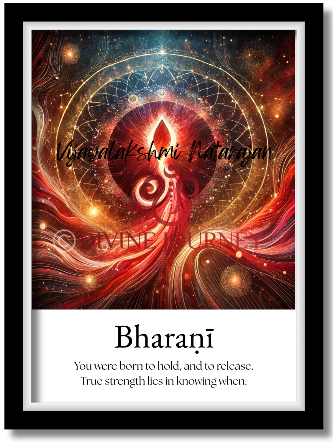 Bharaṇī fine art print