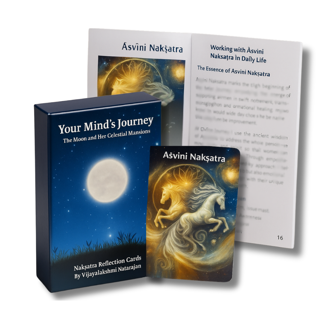 Nakṣatra Reflection Cards and guidebook